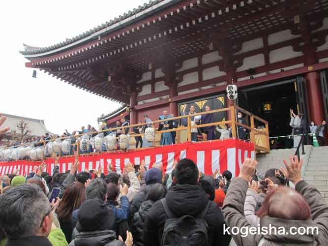 淺草寺で節分会を開催